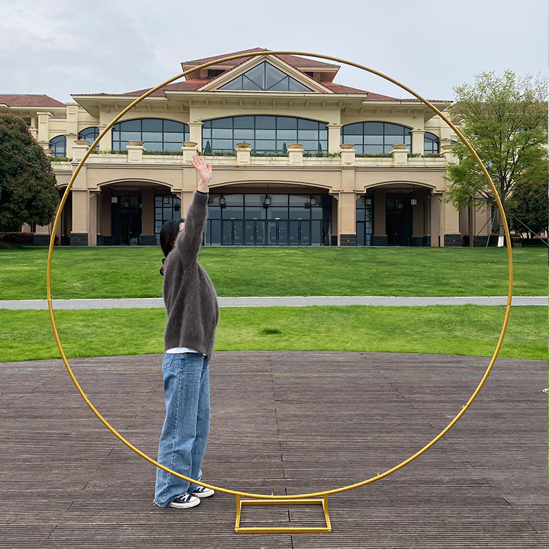 Balloon Arch Kit - Wedding Arch Stand Round Metal Material,