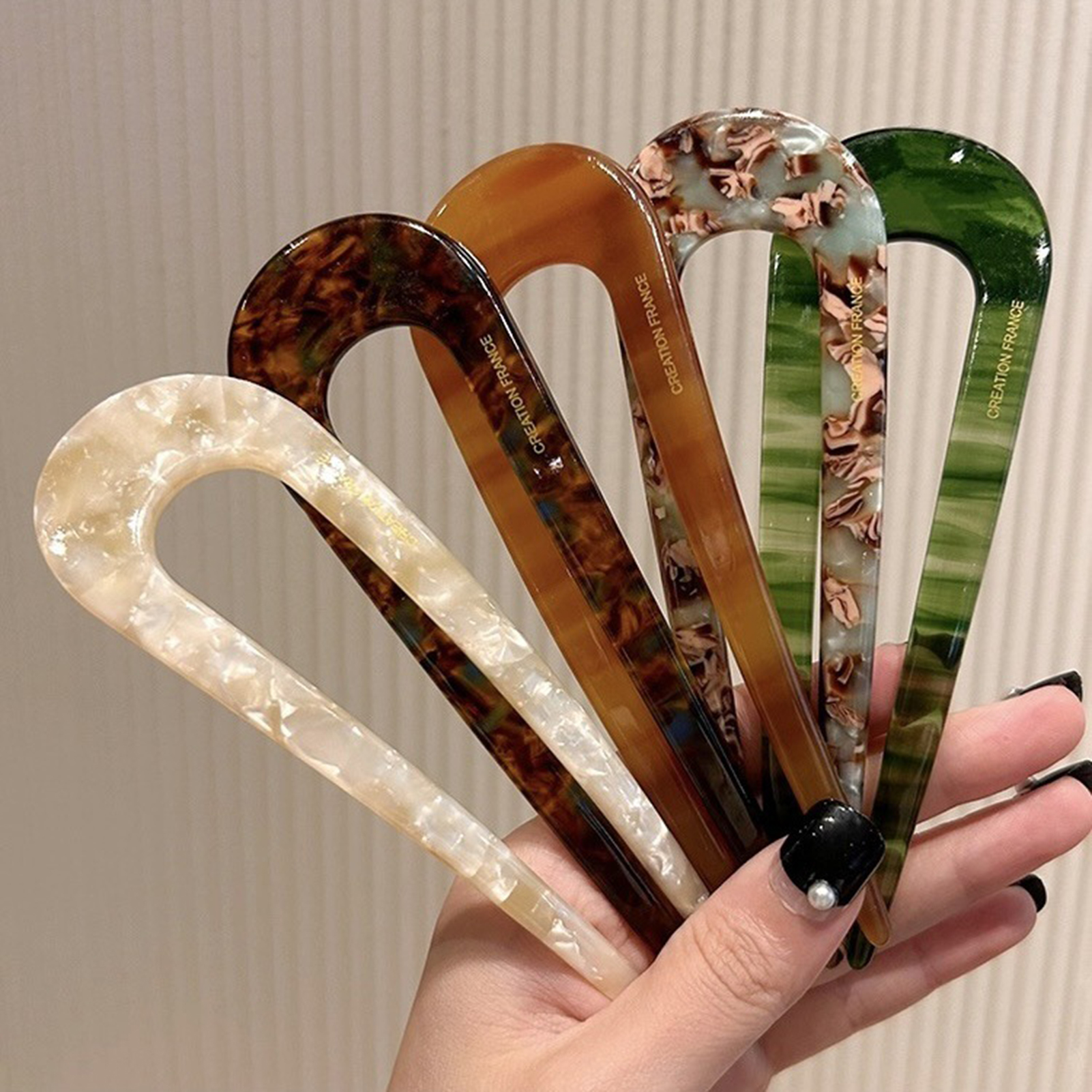 Event Suppliers - Elegant U-shape Hairpin Durable Acrylic Women