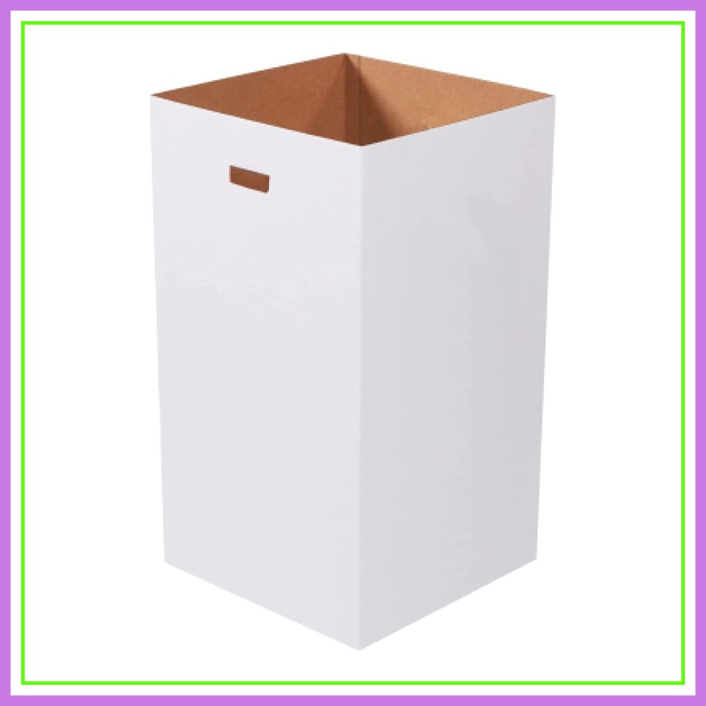 Event Party Box - 50 Gallon Cardboard Trash Cans 10-Pack,