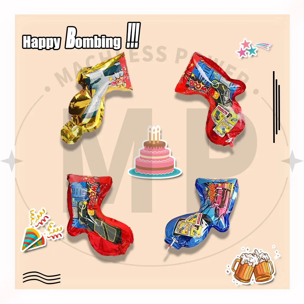 10~100pcs Color Random Streame - مراجعة Confetti Cannon Tube وسعره