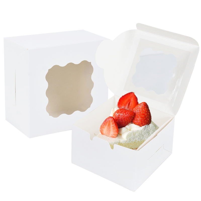 5pcs Cake Boxes White Cake Box - مراجعة Event Party Box وسعره