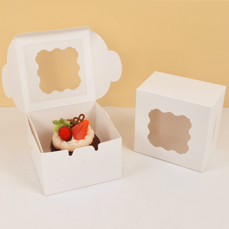 5pcs Cake Boxes White Cake Box - مراجعة Event Party Box وسعره