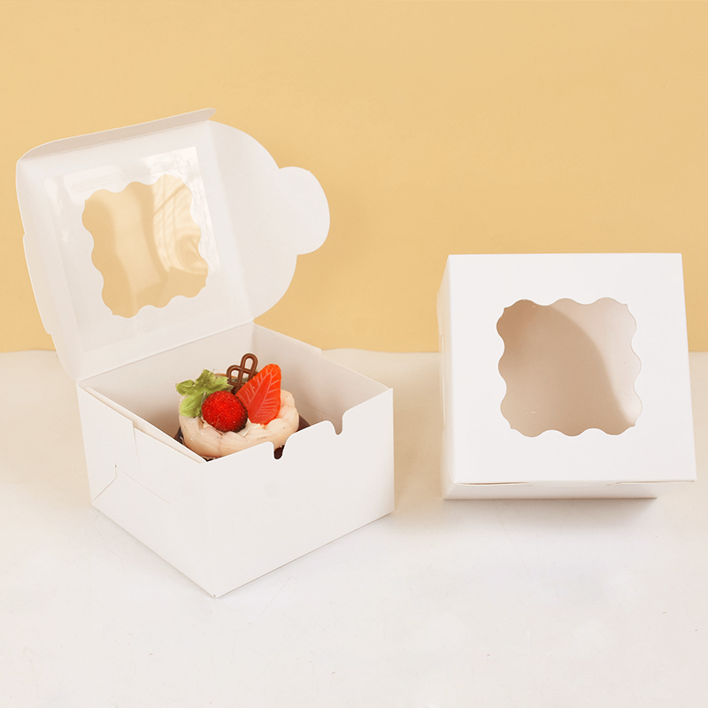5pcs Cake Boxes White Cake Box - مراجعة Event Party Box وسعره