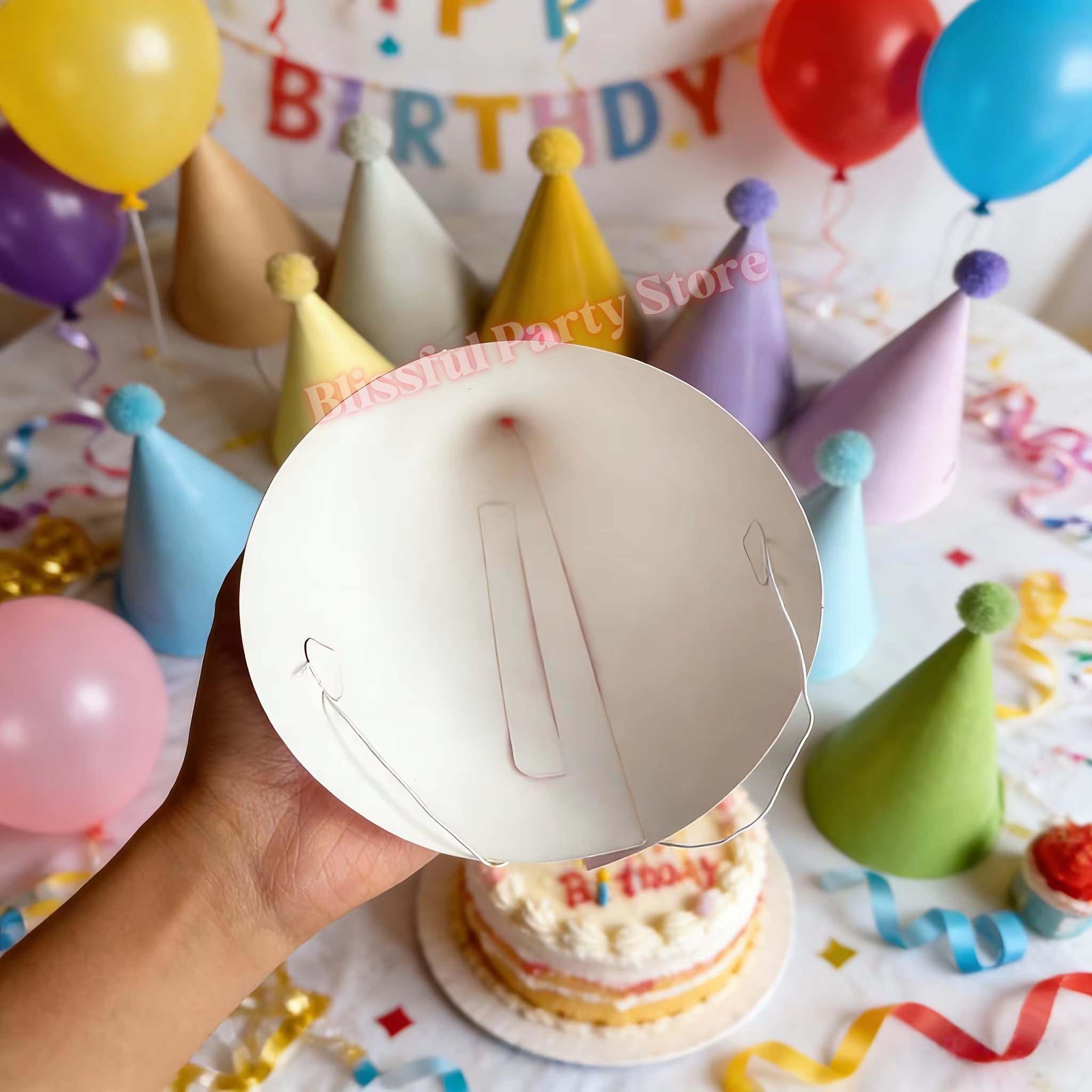 Colorful Birthday Party Hats M - مراجعة Party Hat Cone وسعره