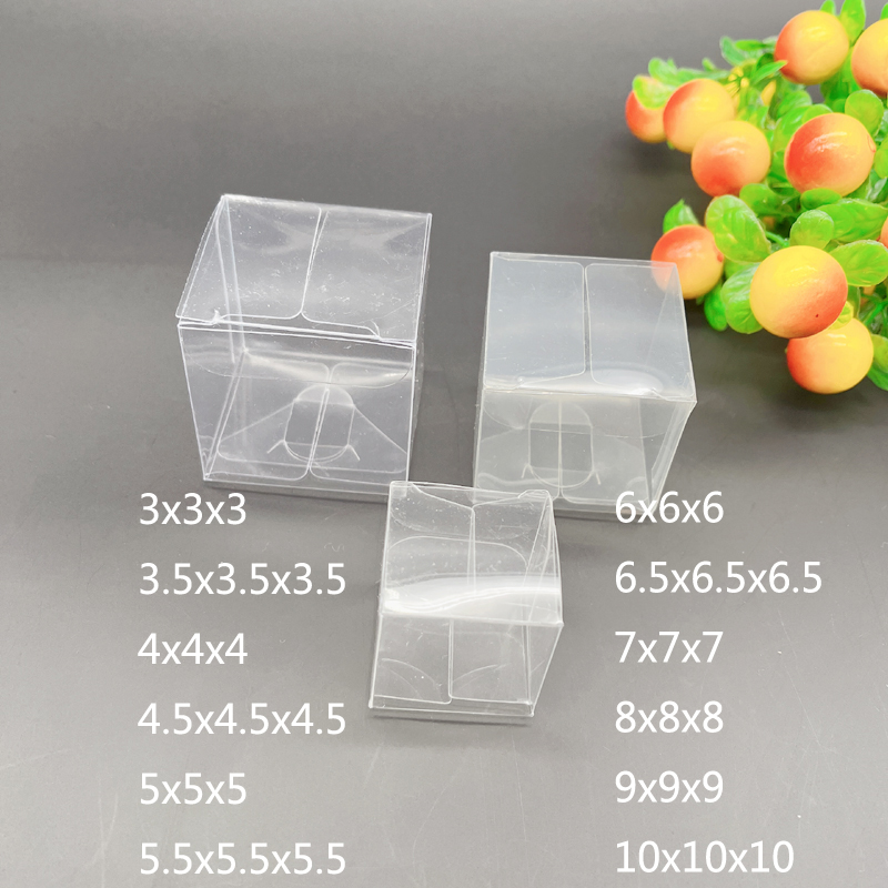 100pcs 3-10cm Square Plastic G - مراجعة Event Party Box وسعره