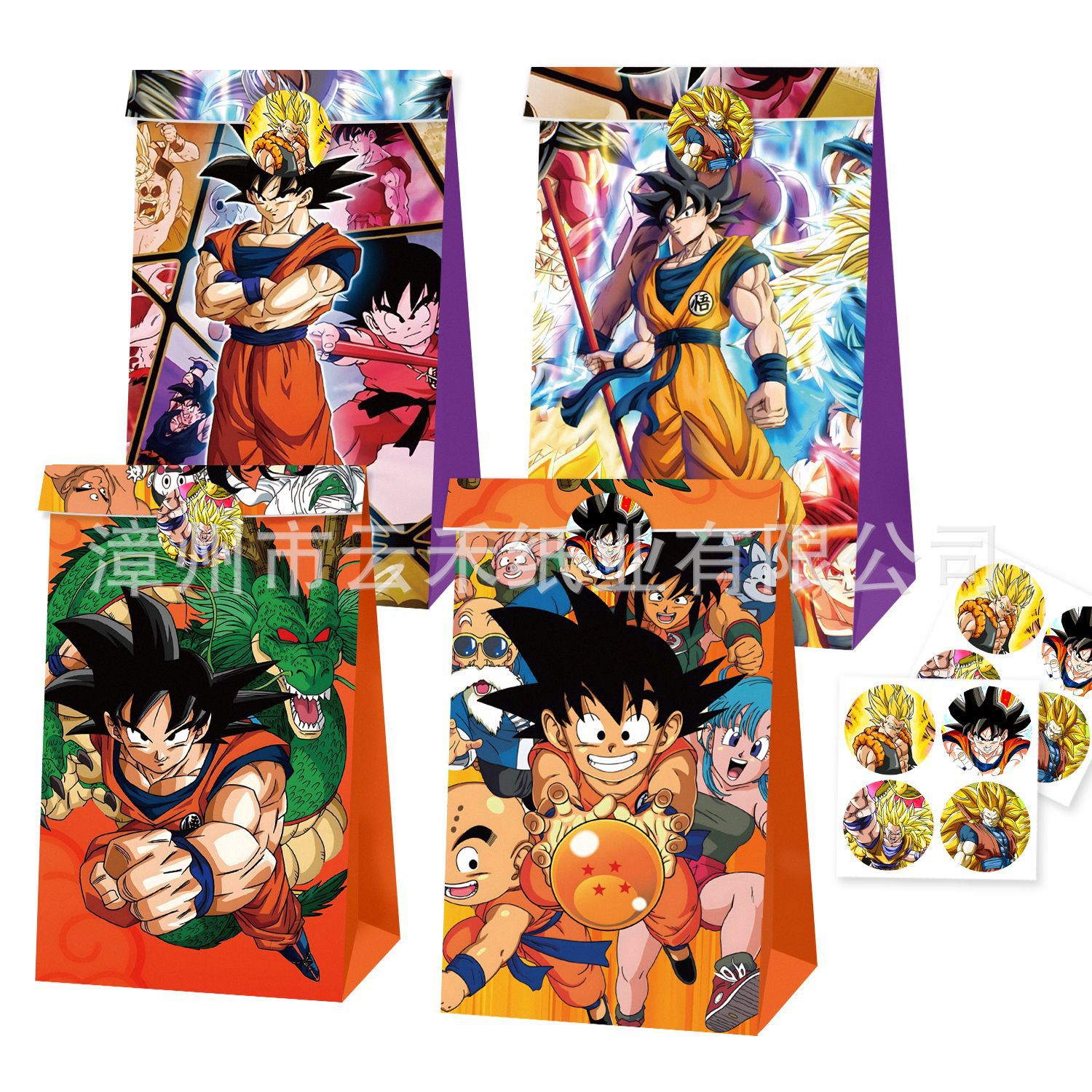 12/24pcs Set Dragon Ball Son G - مراجعة Party Favor Bag وسعره