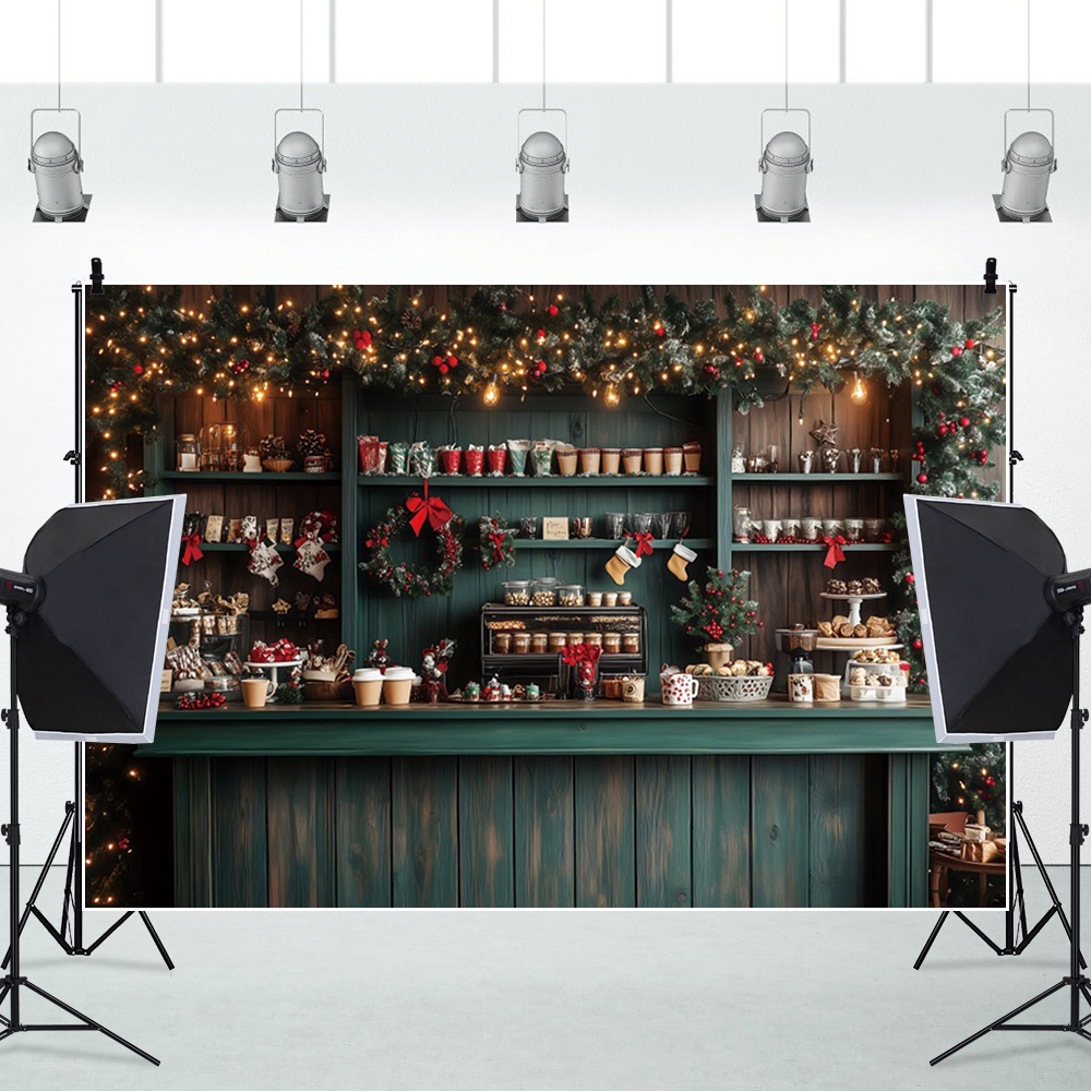 Christmas Photography Backdrop - مراجعة Dessert Table Backdrop وسعره