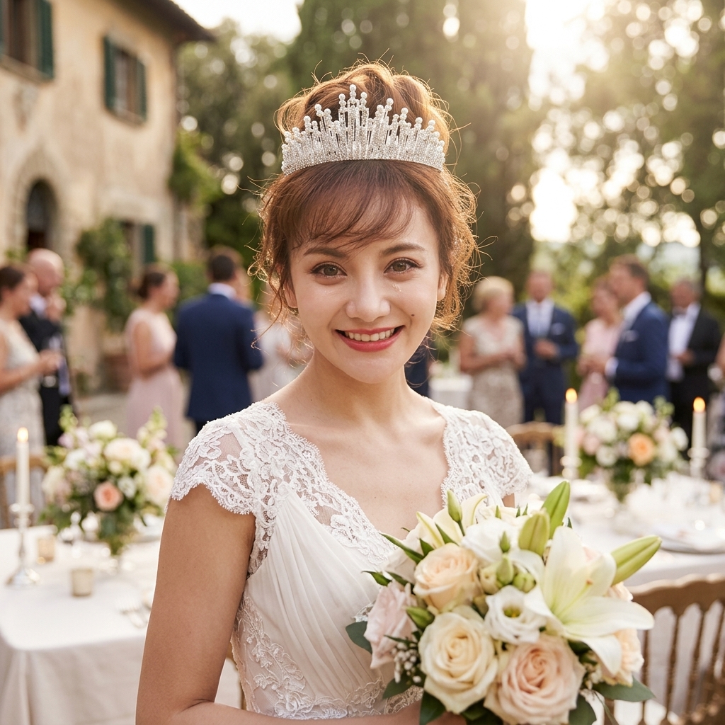 Bridal Pearl Crown Headpiece E - مراجعة Event & Party Supply وسعره