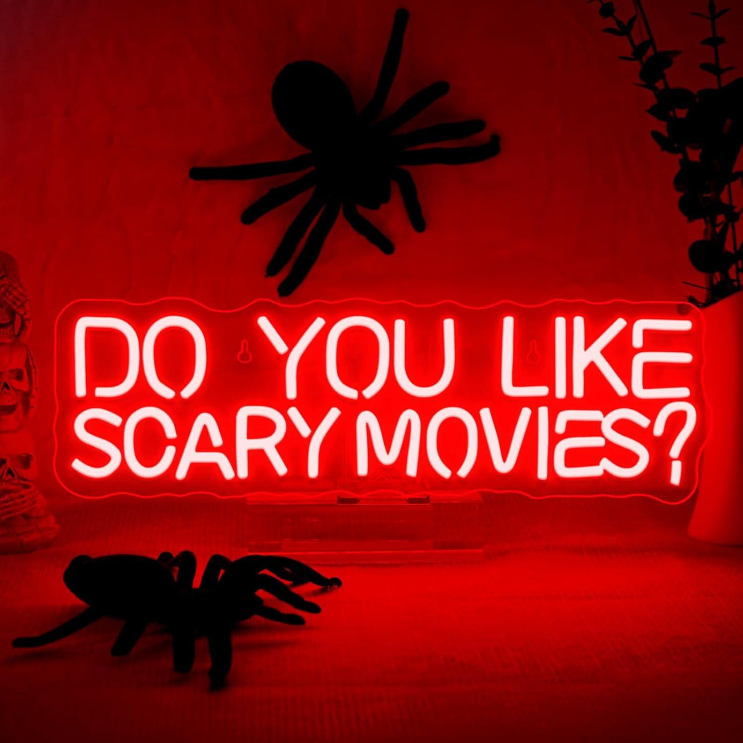 Do You Like Scary Movies Neon  - مراجعة Neon Sign Party وسعره