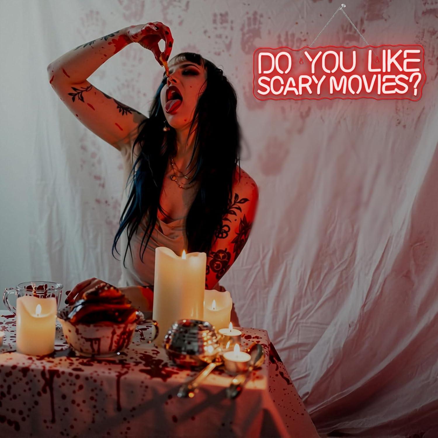 Do You Like Scary Movies Neon  - مراجعة Neon Sign Party وسعره
