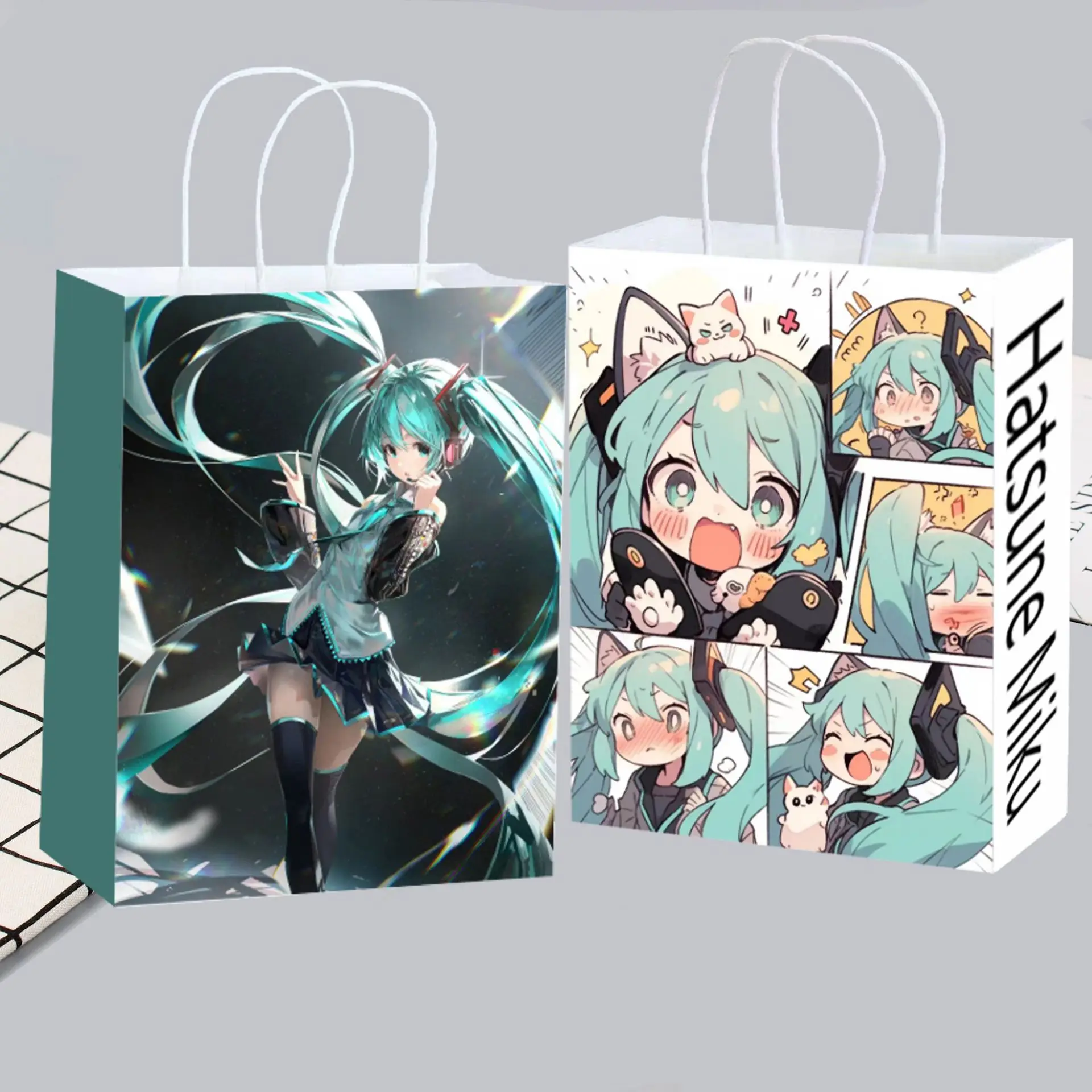 Cute Anime Hatsune Miku Paper  - مراجعة Party Favor Bag وسعره