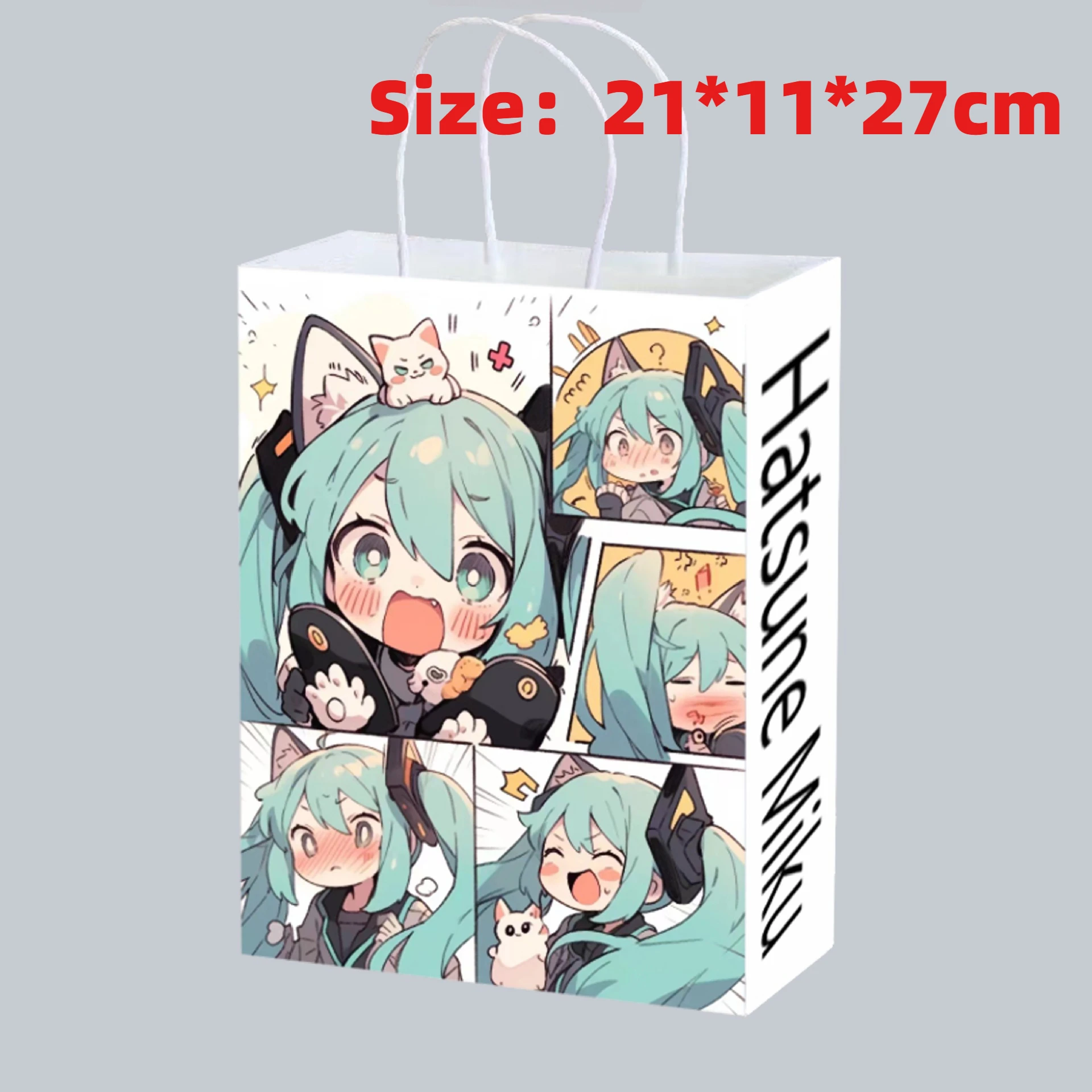 Cute Anime Hatsune Miku Paper  - مراجعة Party Favor Bag وسعره