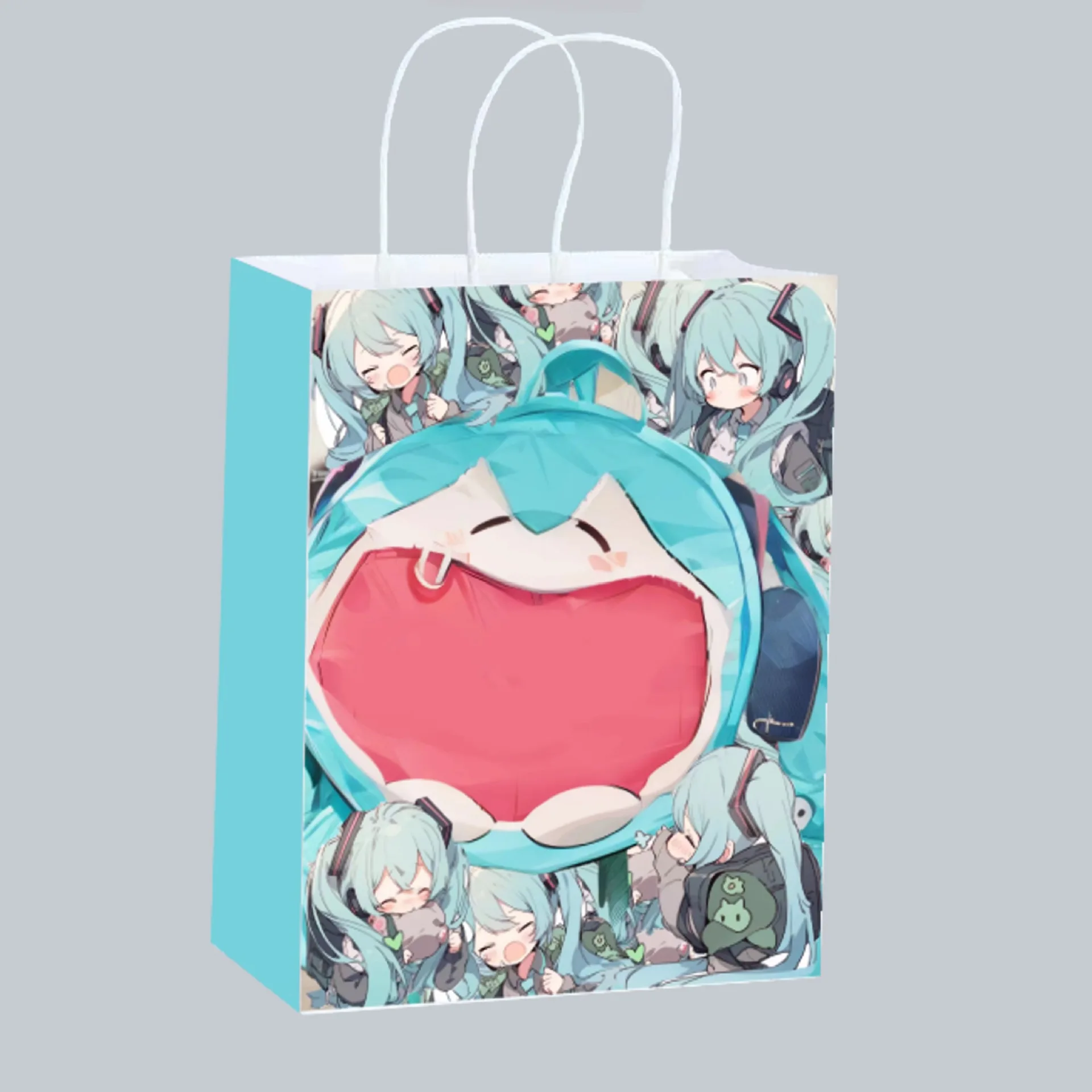 Cute Anime Hatsune Miku Paper  - مراجعة Party Favor Bag وسعره