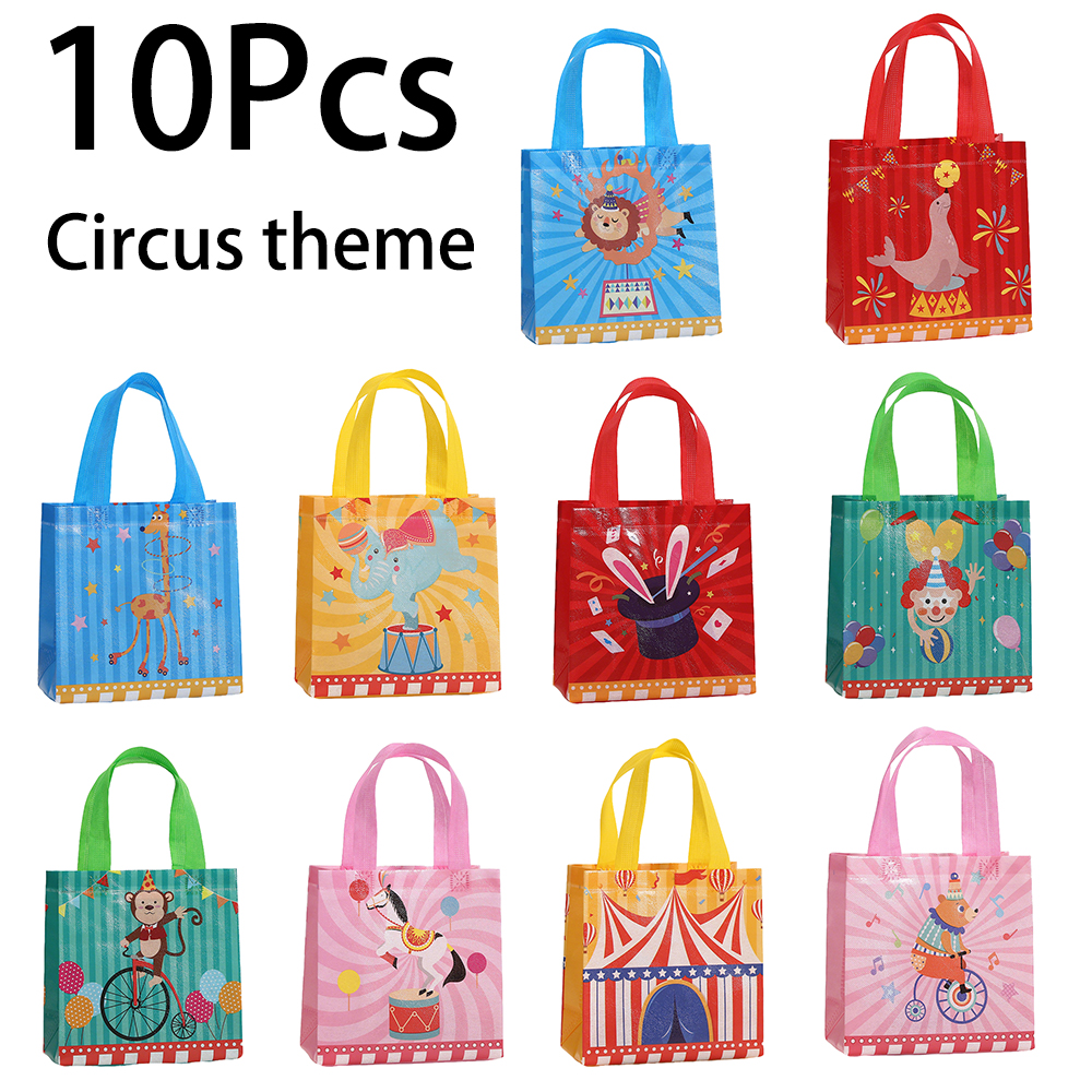 10Pcs Cute Circus Theme Non-wo - مراجعة Event Party Shop وسعره