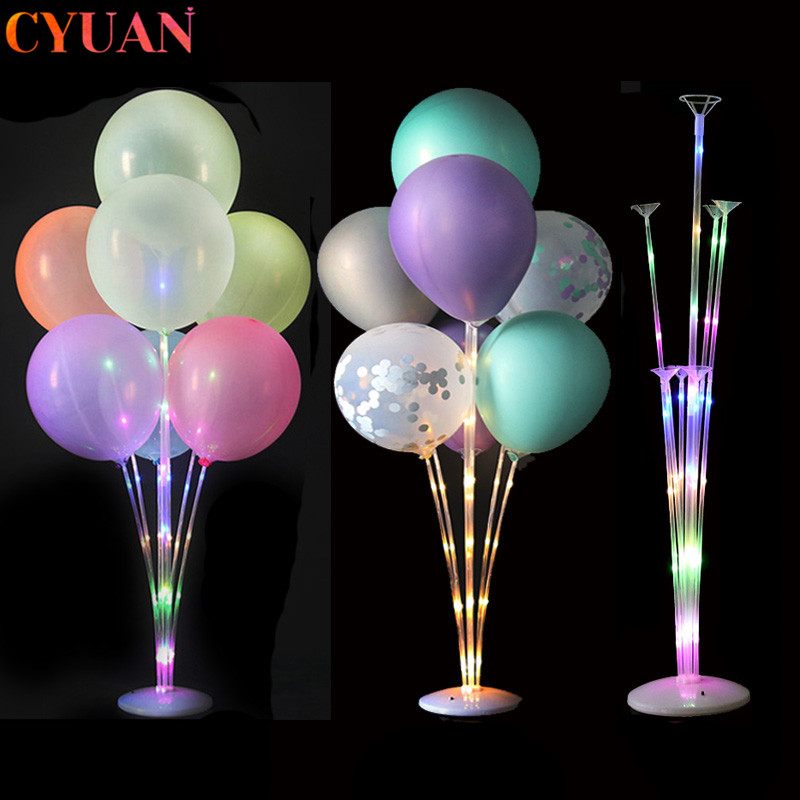 1/2set Led Light Air Balls Sta - مراجعة Led Balloon Light وسعره