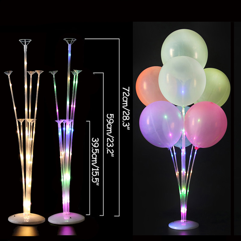 1/2set Led Light Air Balls Sta - مراجعة Led Balloon Light وسعره