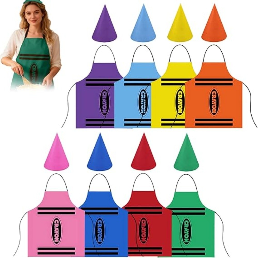 New Colorful Crayon Themed Gno - مراجعة Party Hat Cone وسعره