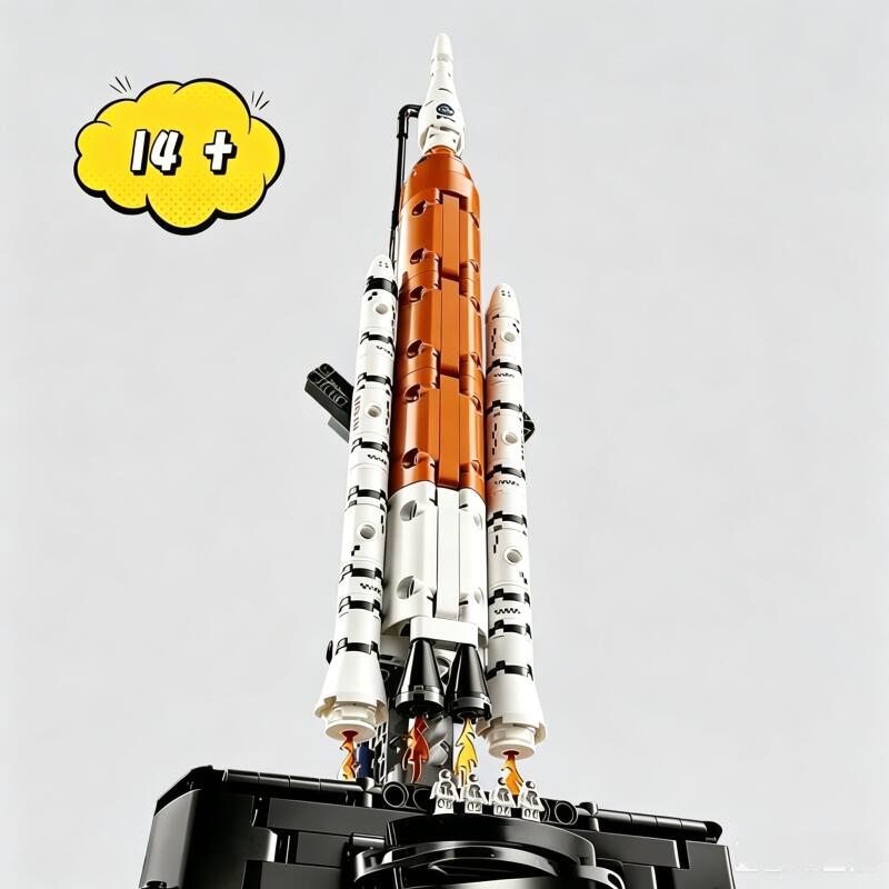 2026 632PCS New  Rocket Space  - مراجعة Event Launch Party وسعره