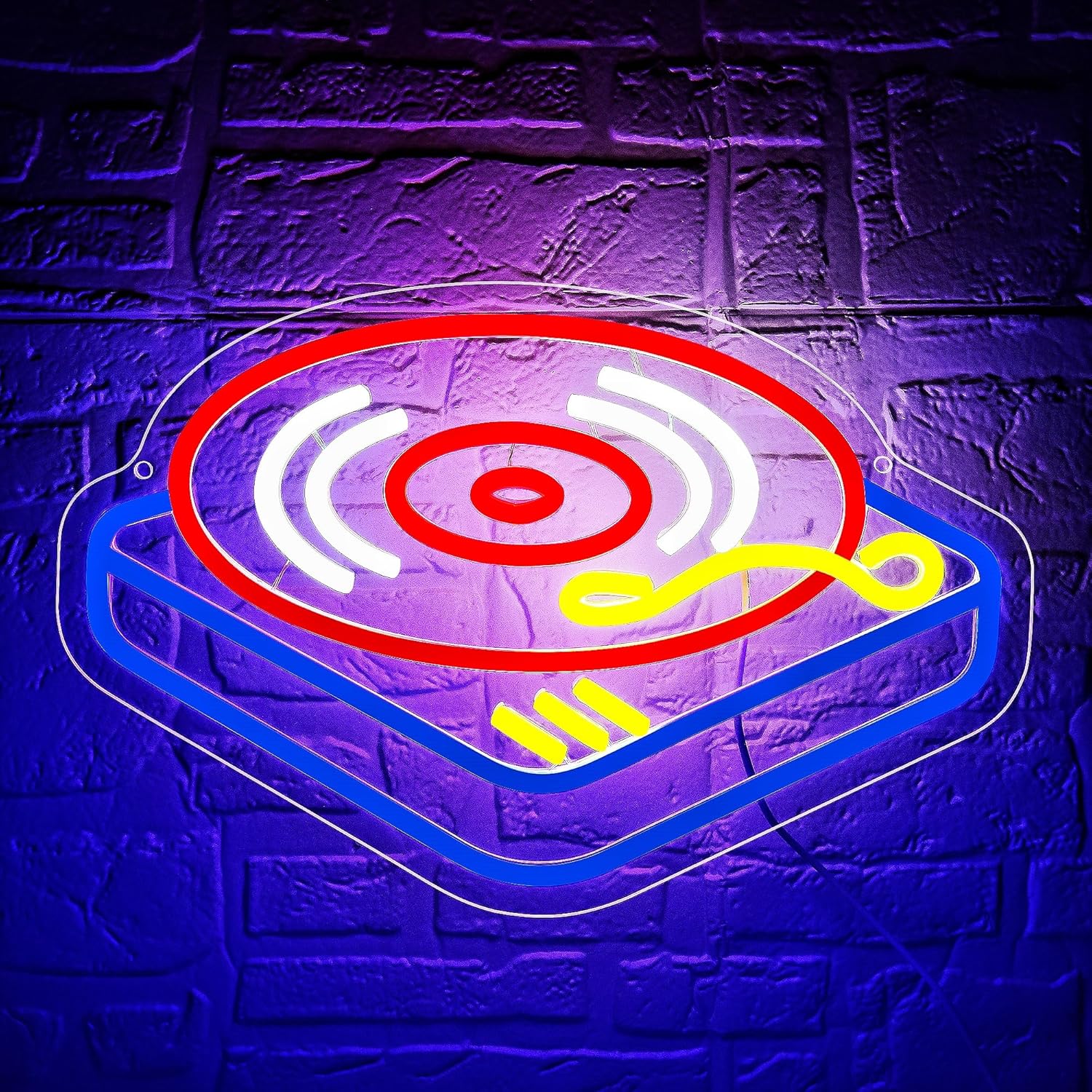 Record Player Neon Sign Guita  - مراجعة Neon Sign Party وسعره