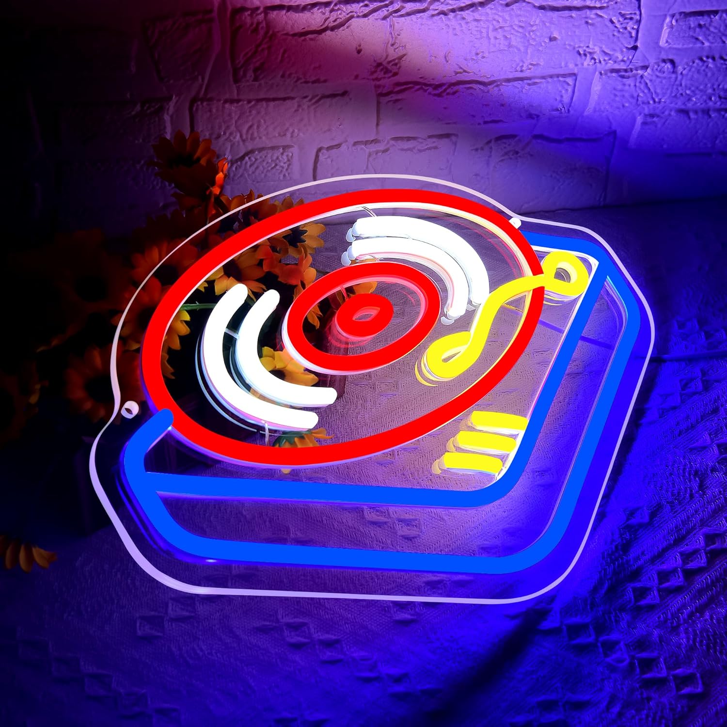 Record Player Neon Sign Guita  - مراجعة Neon Sign Party وسعره
