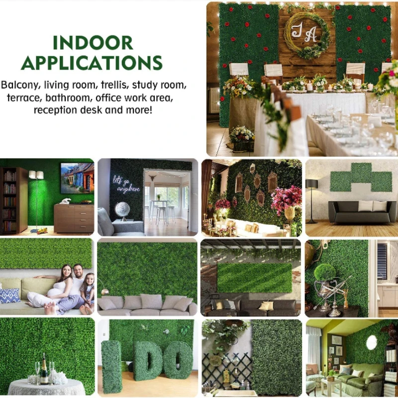Artificial Plants Grass Wall B - مراجعة Flower Wall Panel وسعره