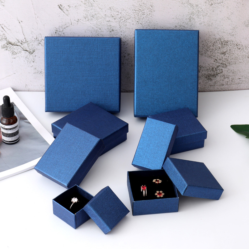 1pc Royal Blue Paper Gift Box  - مراجعة Event Party Box وسعره