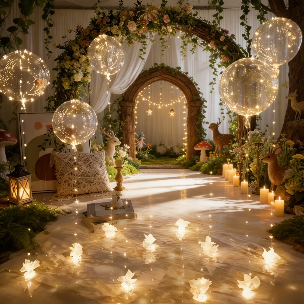 20pcs Wedding Bobo Balloons wi - مراجعة Led Balloon Light وسعره