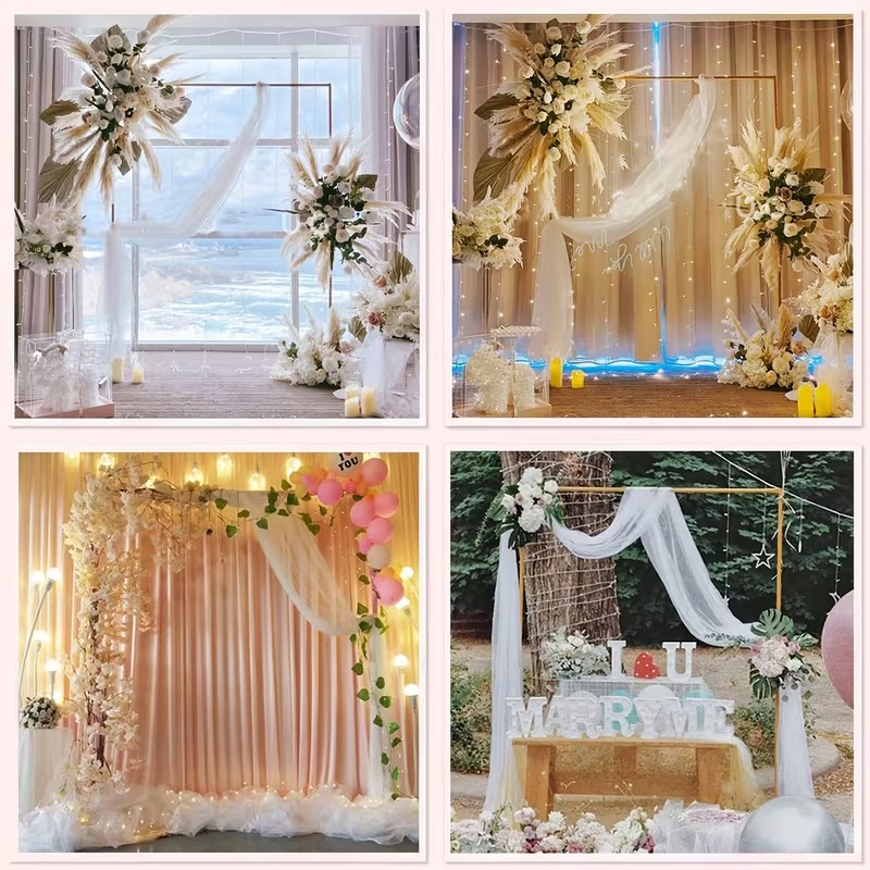 Wedding Arch 6.6FT X 6.6FT Squ - مراجعة Balloon Arch Kit وسعره