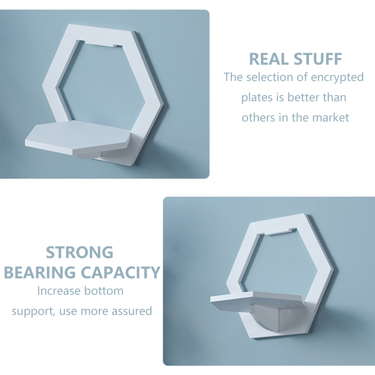 3Pcs Wall Organizer Wall Shelf - مراجعة Flower Wall Panel وسعره