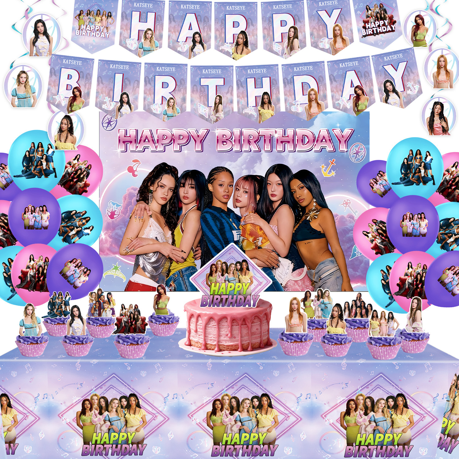 K&Katseye Idol Birthday Party  - مراجعة Led Balloon Light وسعره