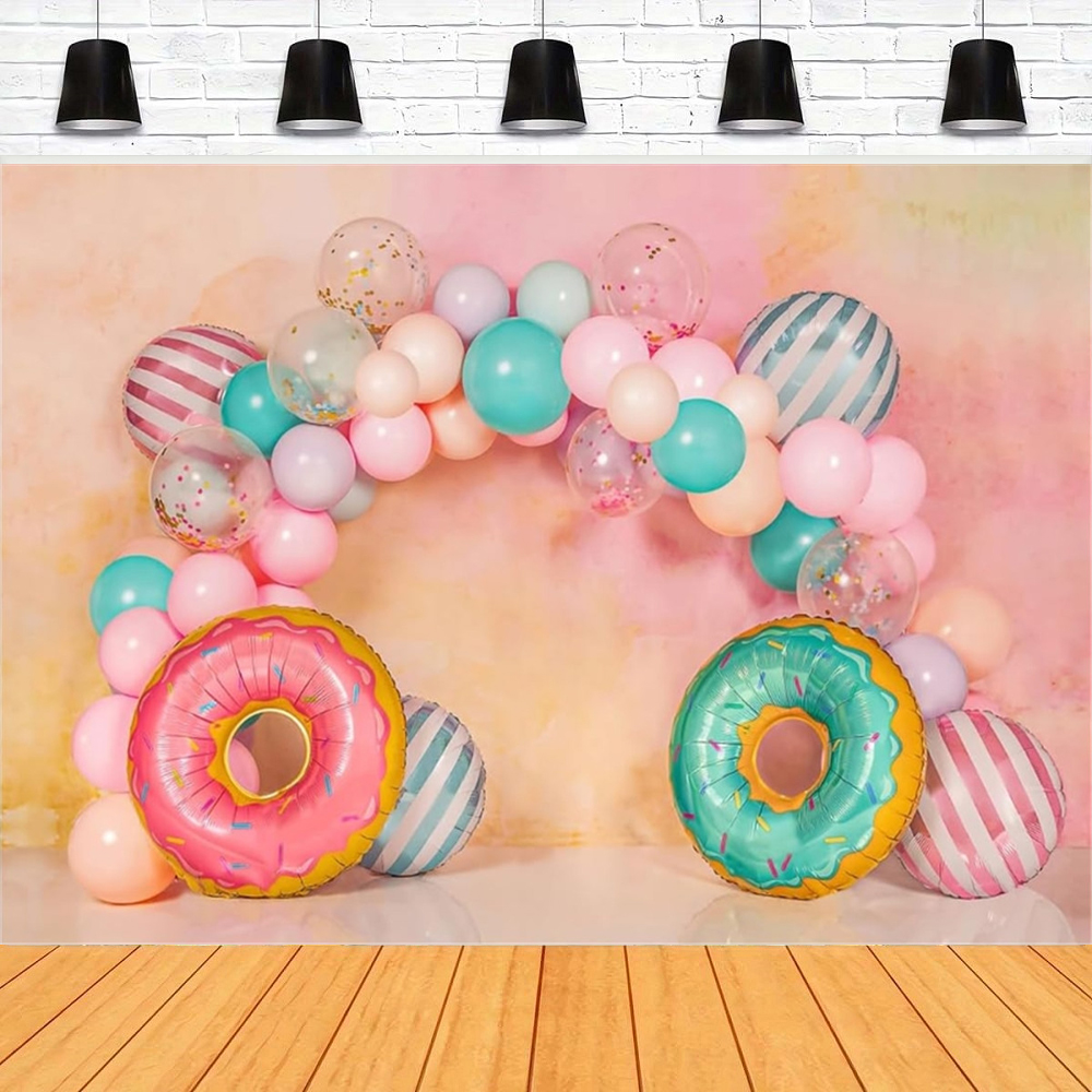 Donut Photography Backdrop Pin - مراجعة Dessert Table Backdrop وسعره