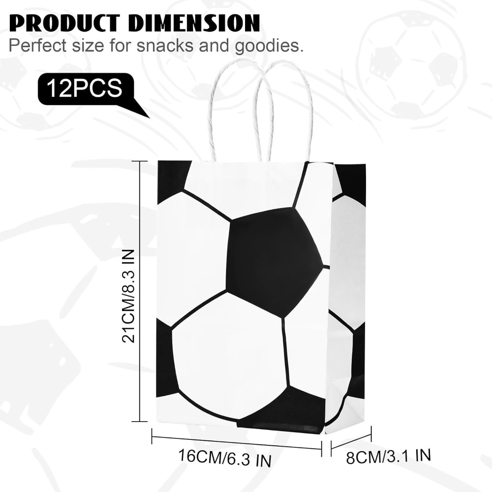 12 Pcs Soccer Party Favor Bags - مراجعة Party Favor Bag وسعره