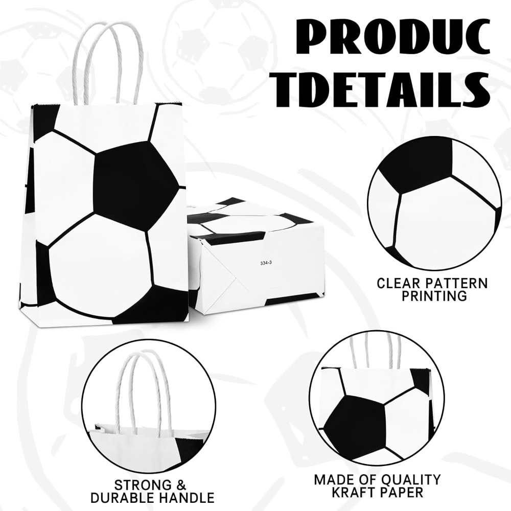 12 Pcs Soccer Party Favor Bags - مراجعة Party Favor Bag وسعره