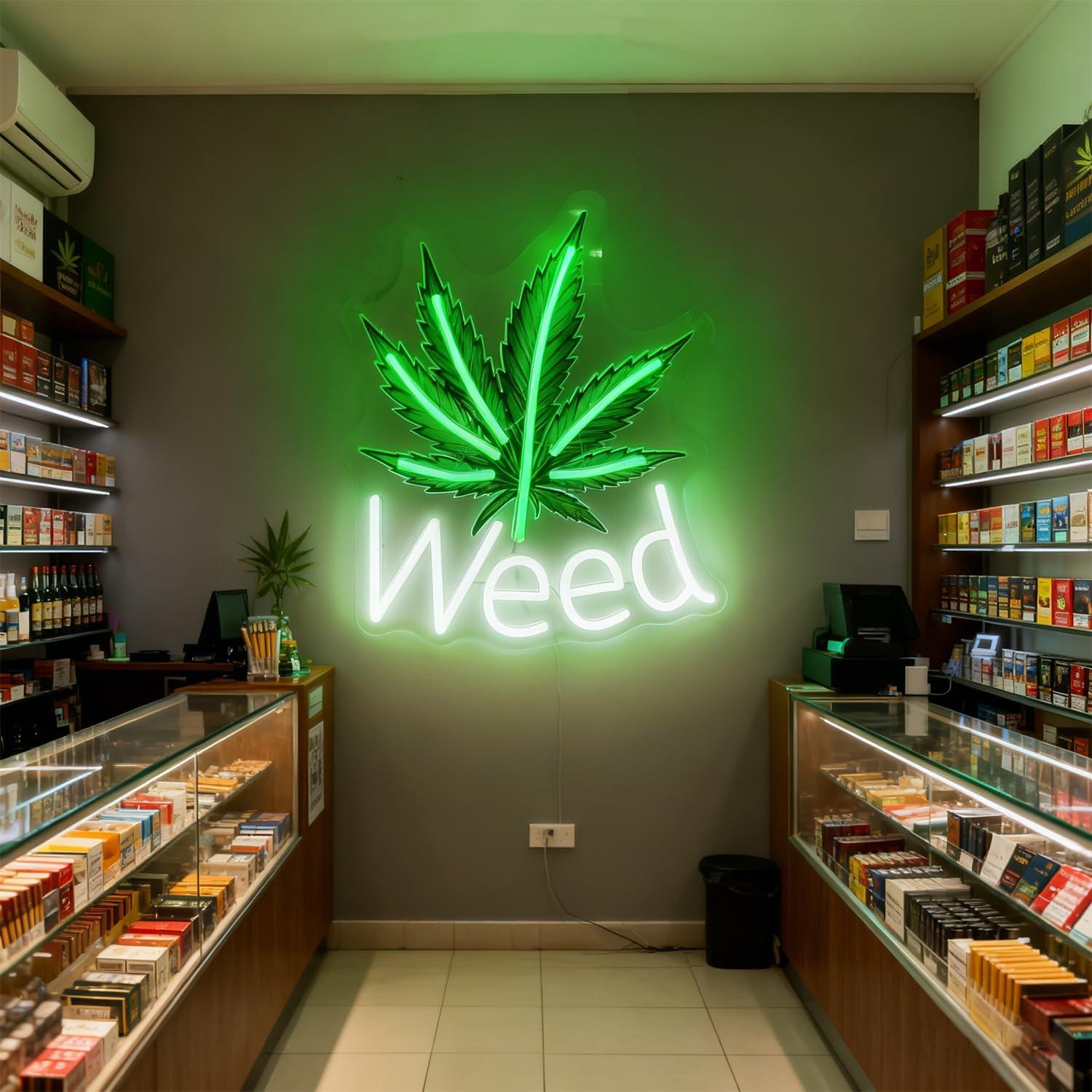 Weed Neon Sign Leaf LED Lights - مراجعة Neon Sign Party وسعره