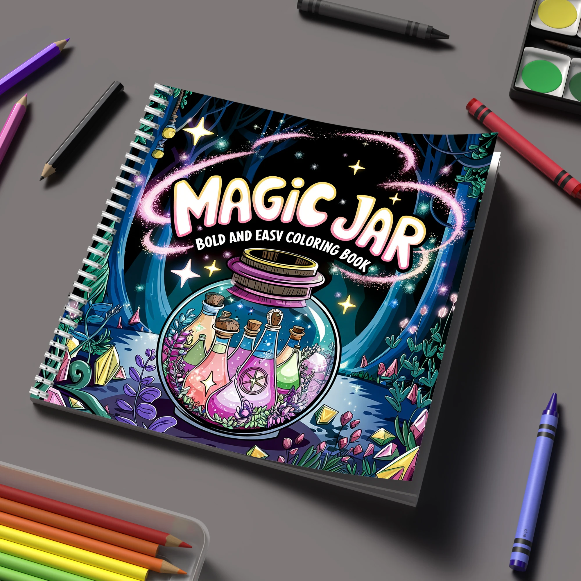 Coloring Book Magic Jar for Ad - مراجعة Supply Event وسعره