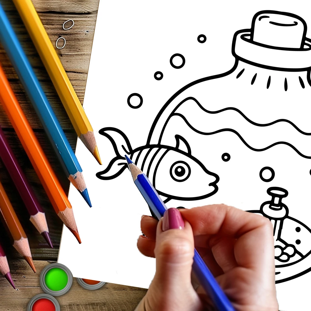 Coloring Book Magic Jar for Ad - مراجعة Supply Event وسعره