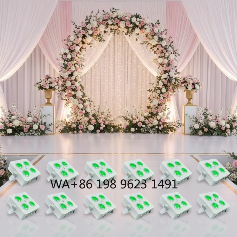 4X18W RGBWA+UV 6IN1 Mini Wirel - مراجعة Event & Party Supply وسعره