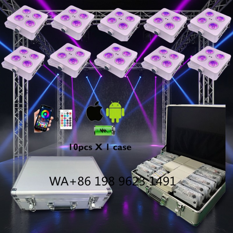 4X18W RGBWA+UV 6IN1 Mini Wirel - مراجعة Event & Party Supply وسعره