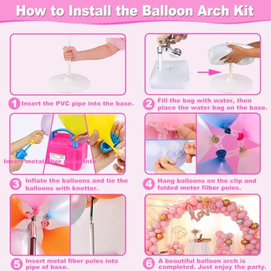 Balloon Arch Kit and Balloon P - مراجعة Balloon Arch Kit وسعره