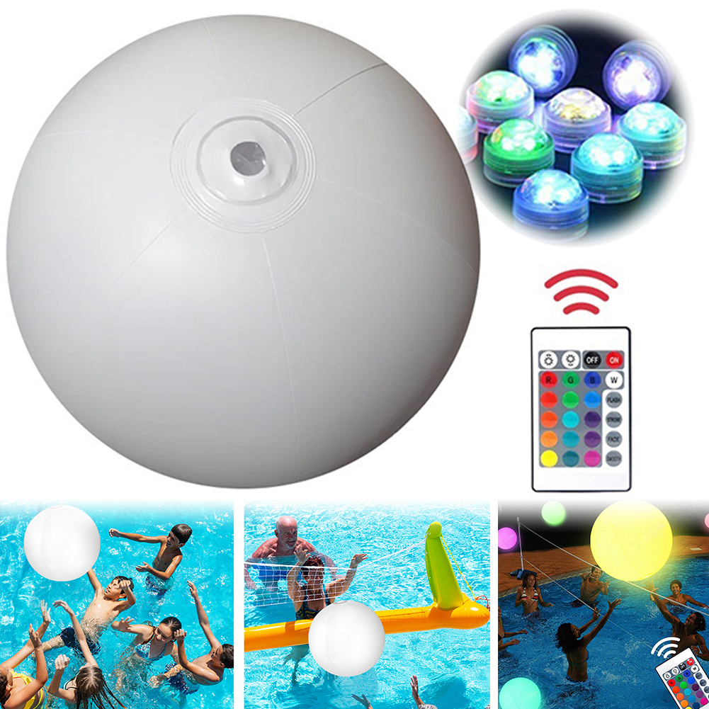 1-5PCS 60/90CM Luminous Beach  - مراجعة Led Balloon Light وسعره