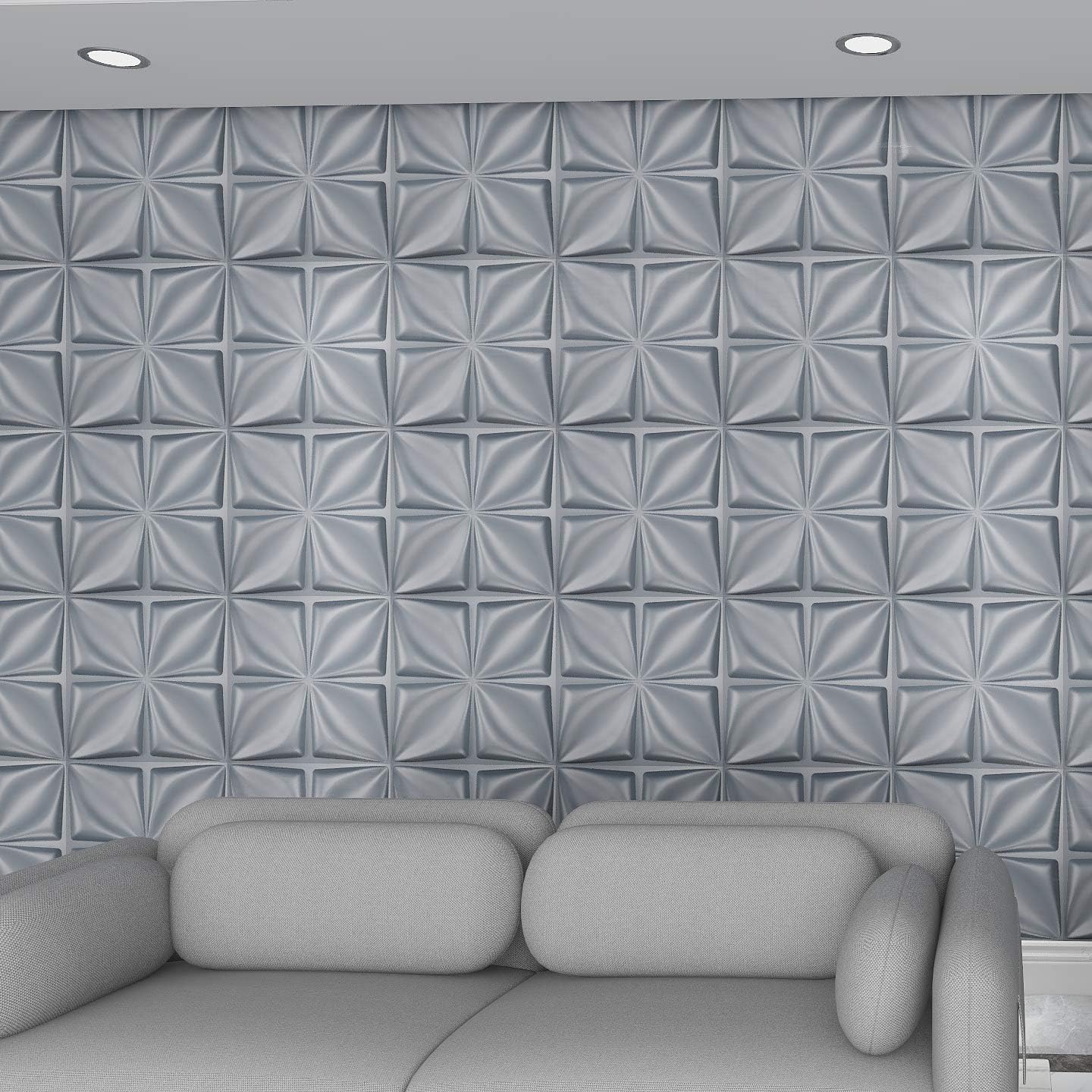 3D Wall Panel PVC Flower Desig - مراجعة Flower Wall Panel وسعره