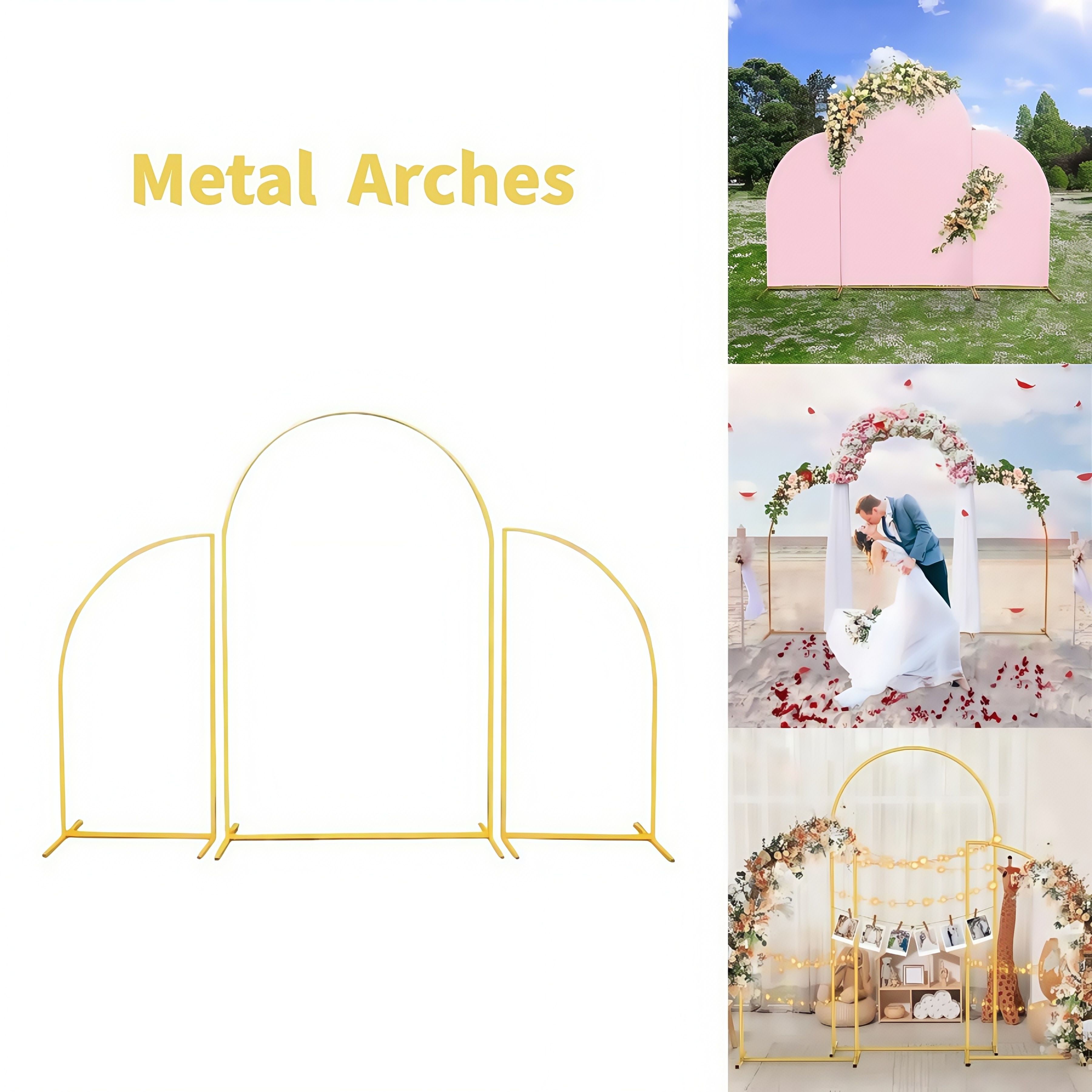 Crown Metal Arch Stand,3pcs Se - مراجعة Balloon Arch Kit وسعره