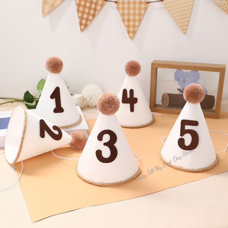 1Pc INS Kids Birthday Hat Non- - مراجعة Party Hat Cone وسعره