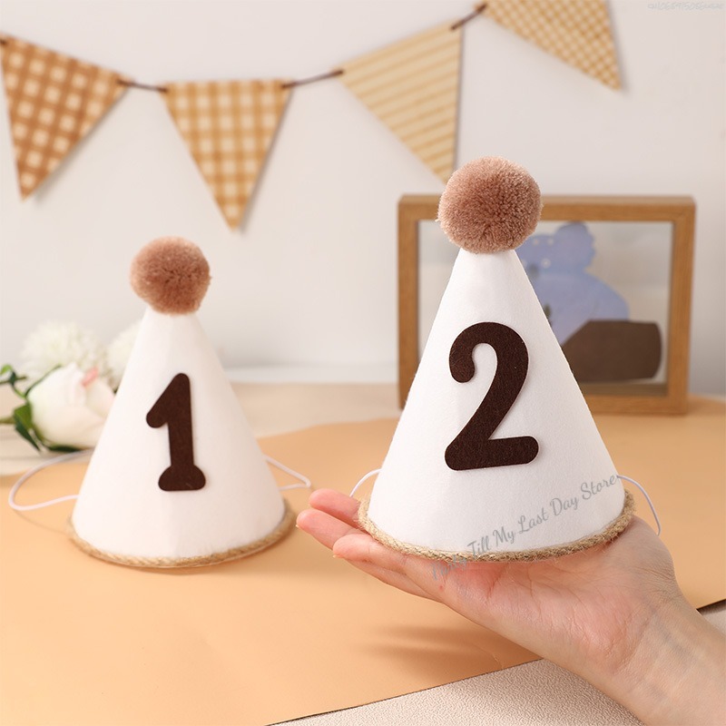 1Pc INS Kids Birthday Hat Non- - مراجعة Party Hat Cone وسعره