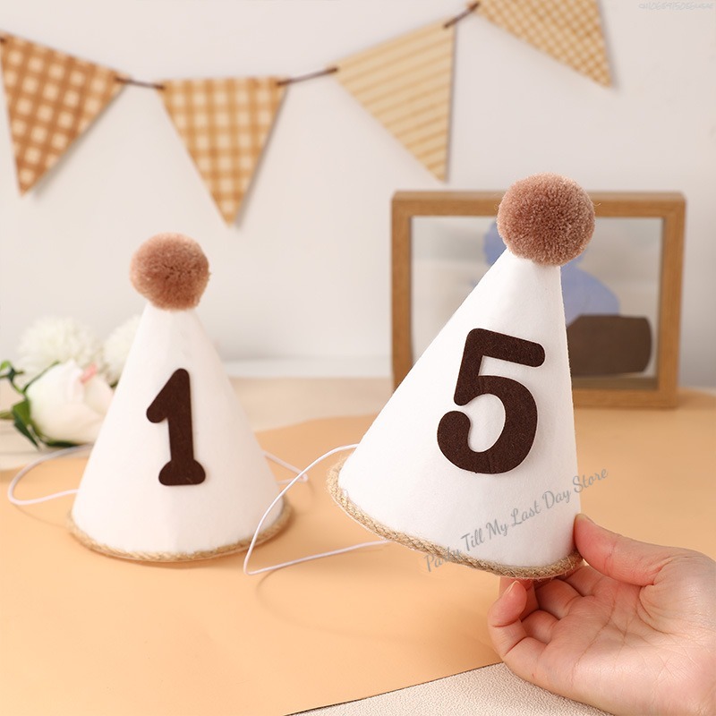 1Pc INS Kids Birthday Hat Non- - مراجعة Party Hat Cone وسعره