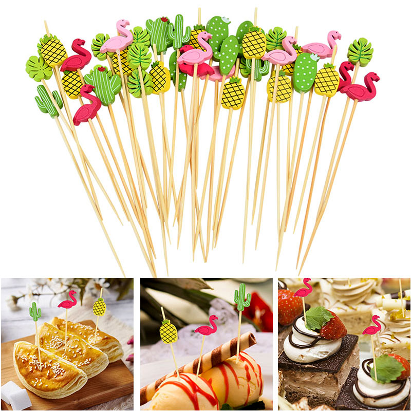 100Pcs Disposable Bamboo Skewe - مراجعة Centerpiece Stick وسعره