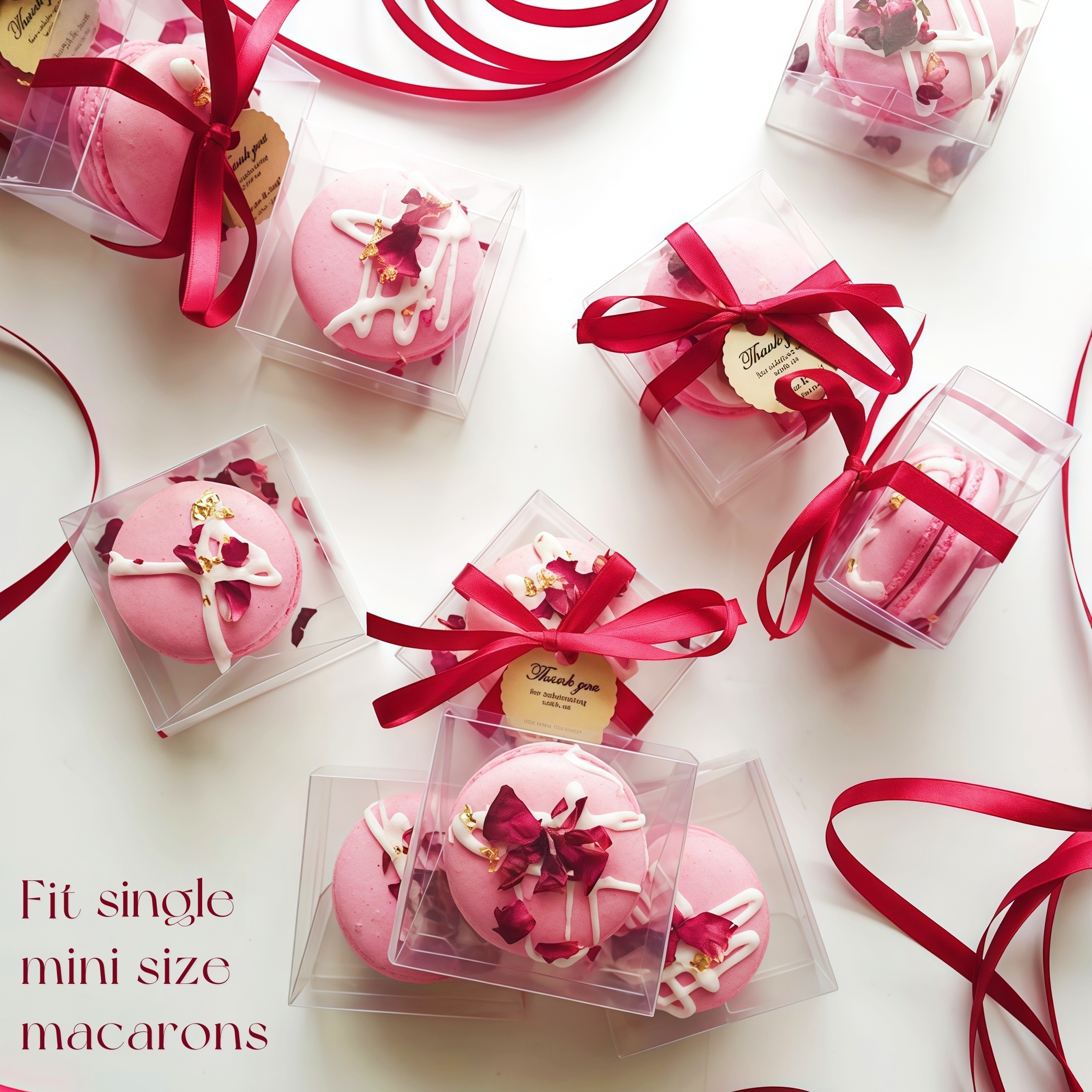 50-200Pcs Mini Macaron Boxes C - مراجعة Event Party Box وسعره