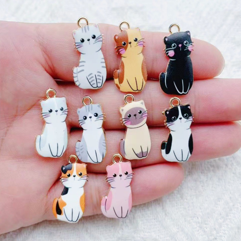 12pcs Cartoon Alloy Drip Oil C - مراجعة Event Party وسعره