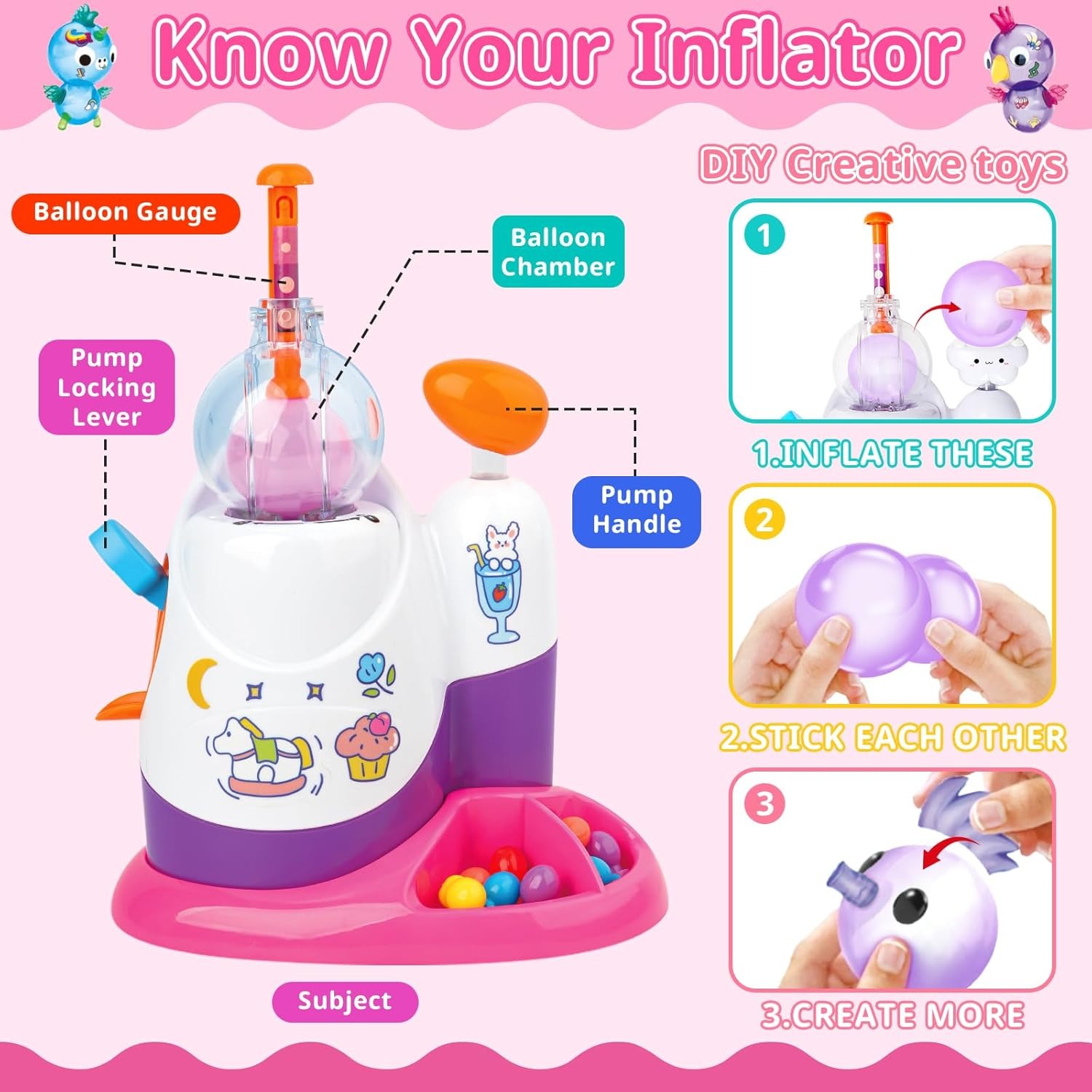 DIY Balloon Animal Kit with Pu - مراجعة Balloon Pump Hand وسعره