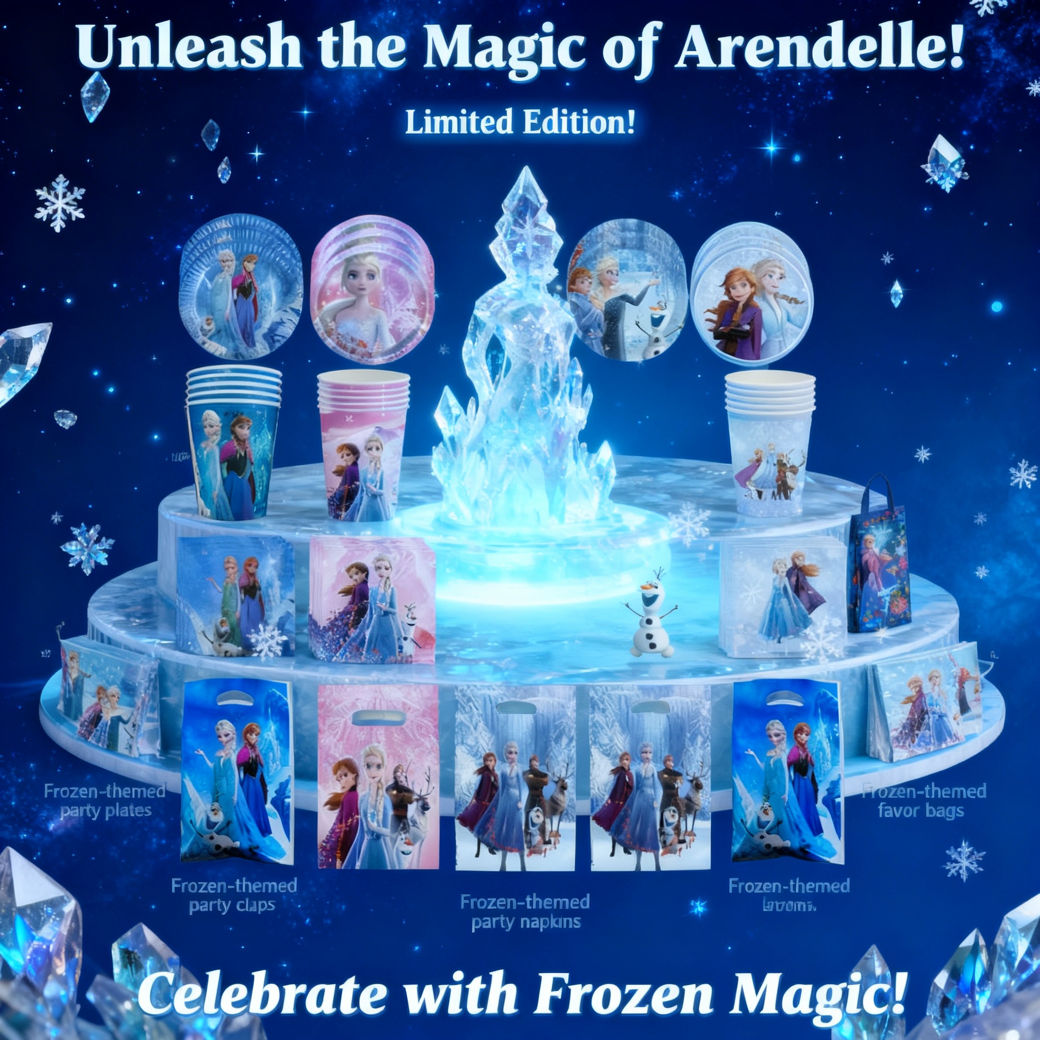 Frozen Birthday Party Supplies - مراجعة Supply Event وسعره